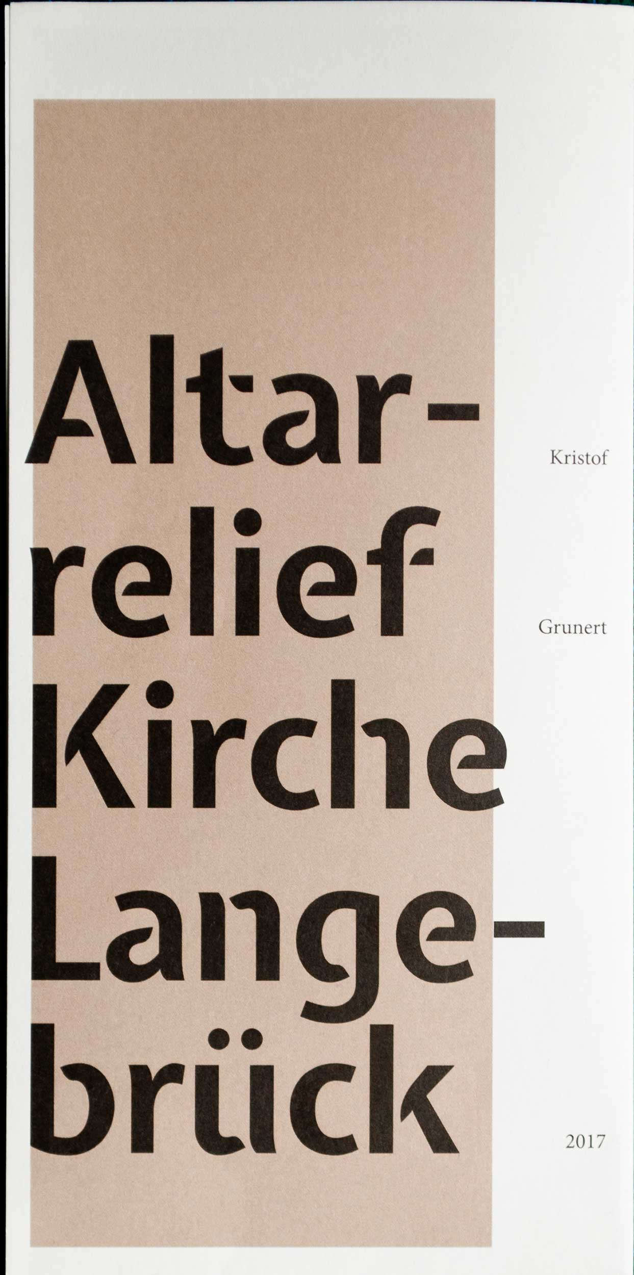 Altarrelief Kirche Langebrück